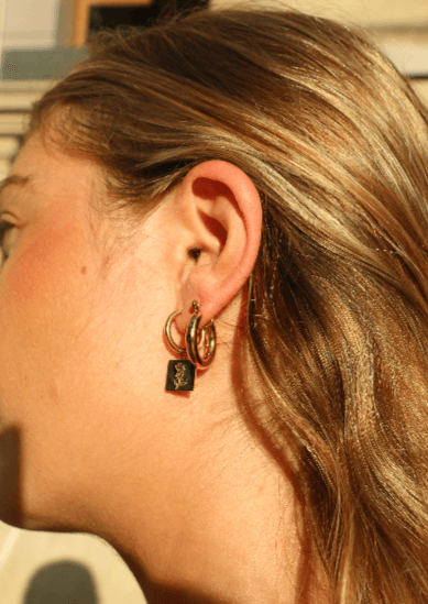 gold plated ear hoop earrings ear stack jewellery store in brisbane australia with free shipping