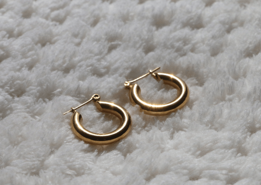 gold plated earring hoops brisbane australia