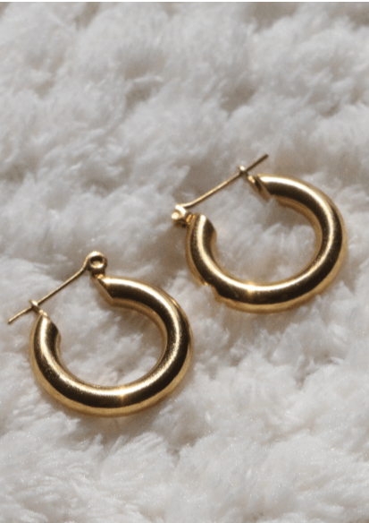 gold plated ear hoop earrings ear stack brisbane australia store jewellery